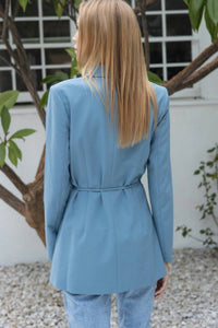 En Creme - Wrap Front Blazer