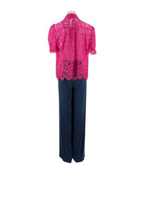 Ecru - Women's Soft Rayon Textured Pants