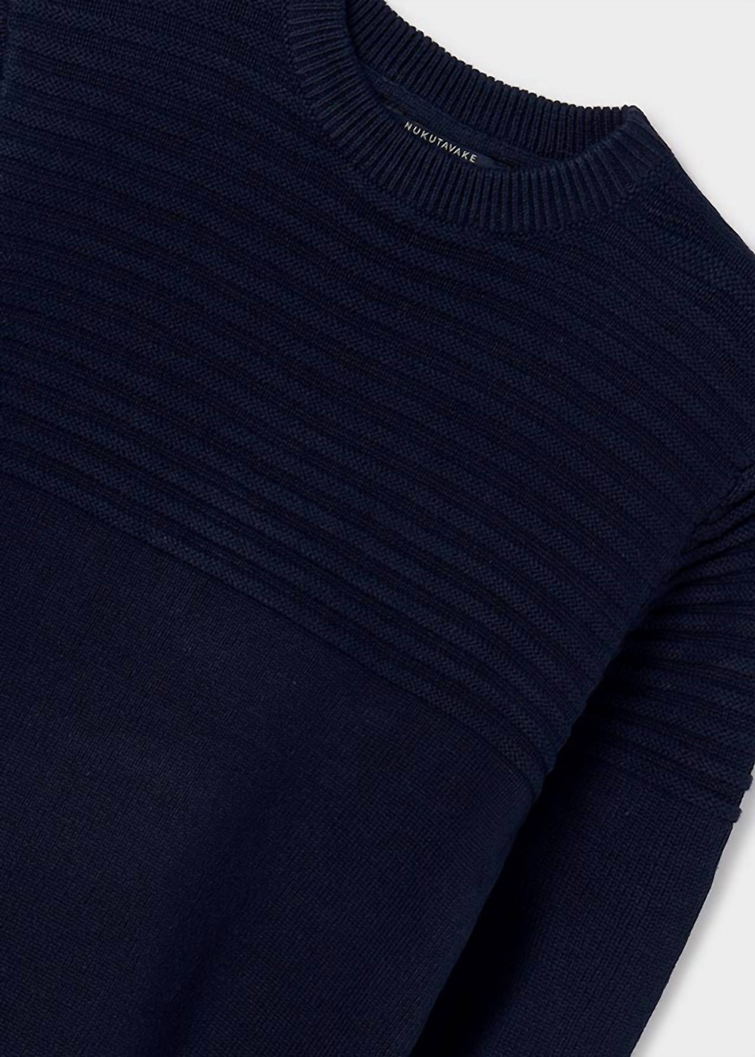 Mayoral - Boys' Jacquard Stripe Solid Sweater