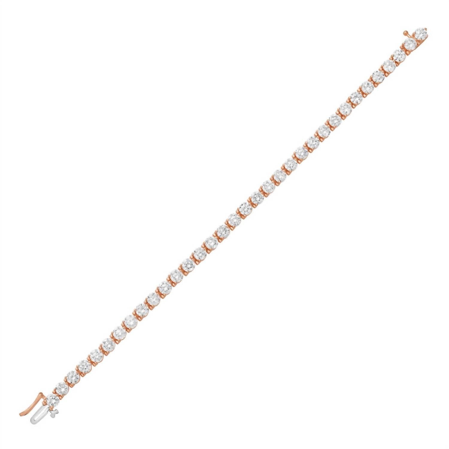 Diana M Jewels - Women's Round Lab-Grown Diamond Jewelry Bracelet (7.00 Ct) - Elegant