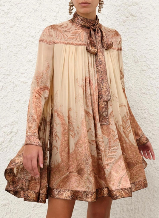 Zimmermann - Hypnotic Batwing Mini Dress