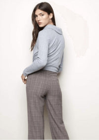 Charlie B - Wide Leg Plaid Pants