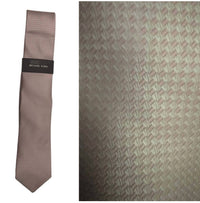 MICHAEL KORS Men's Textured Tie in pink - men's accessory - detail view
