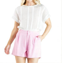 Simply Southern - High Rise Pleated Shorts