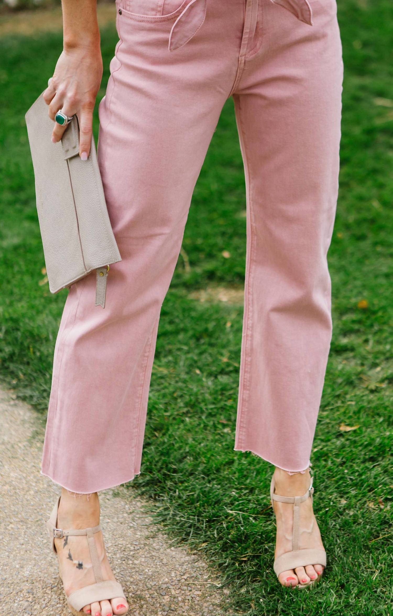 Bowie Tie Front Jeans
