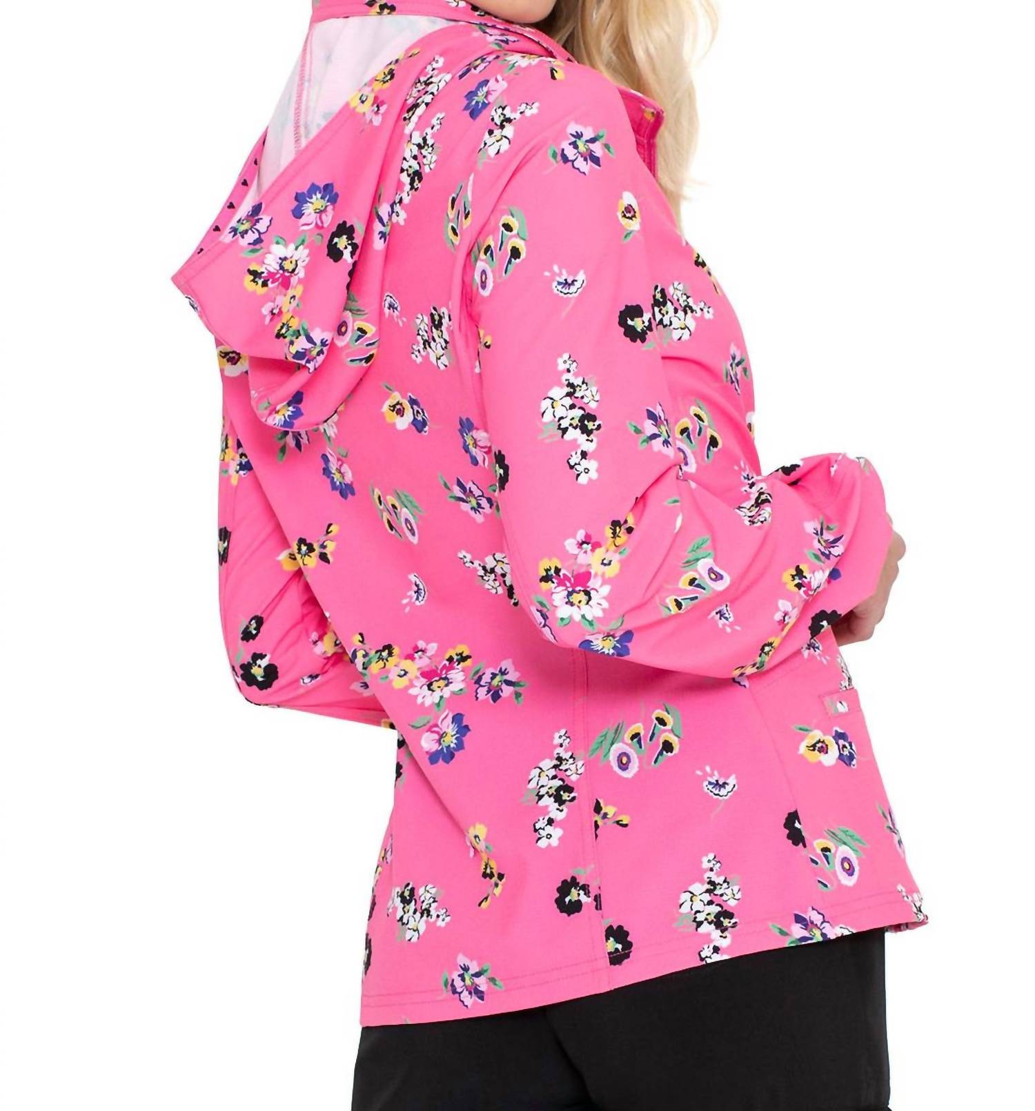 Heartsoul - Floral Zip Front Jacket