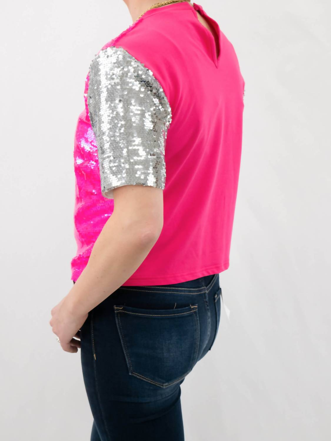 Strut & Bolt - Sequin Crop Top