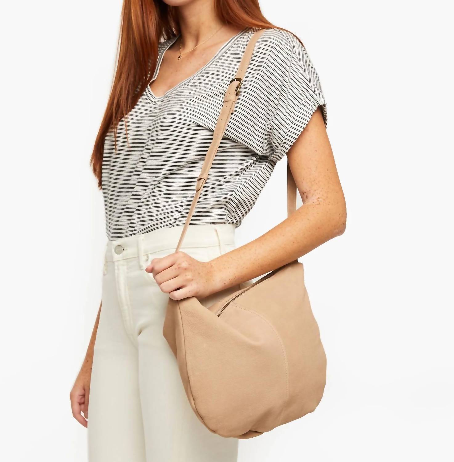 ABLE Jenifer Crossbody Bag in fog - women's bag - alternate view