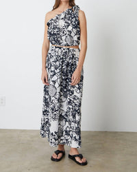 Velvet By Graham & Spencer - Camilla Clementine Print One Shoulder Top