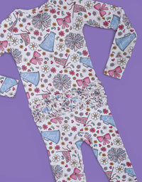 Dream Big Little Co. - KIDS' POM POWER DREAM RUFFLE ROMPER