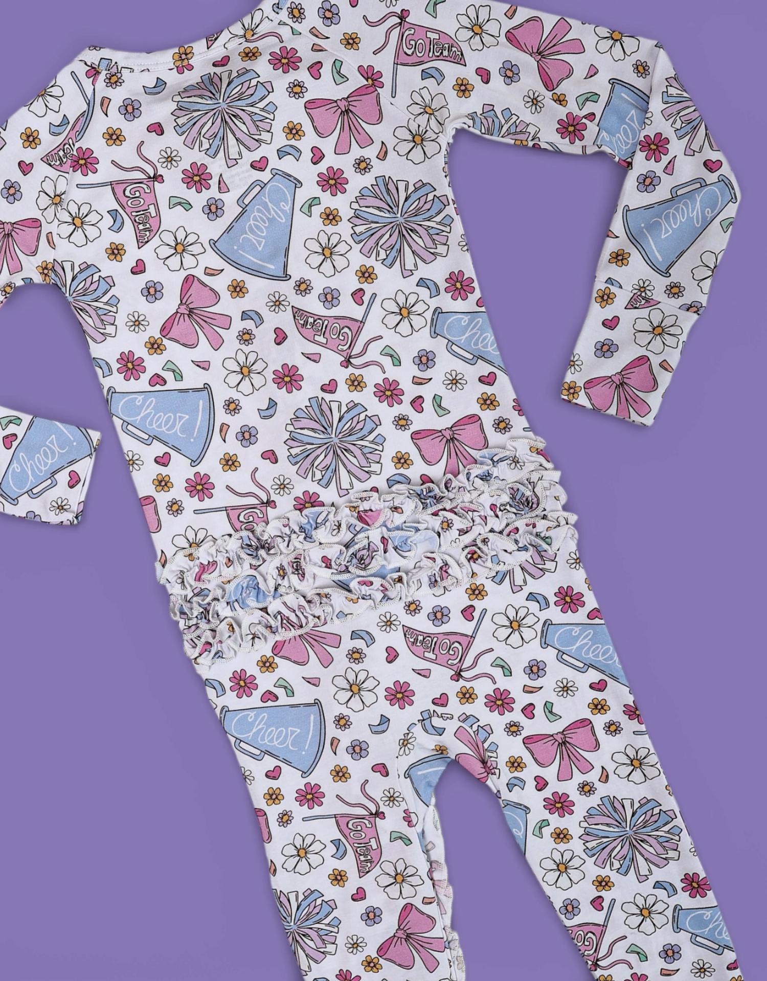Dream Big Little Co. - KIDS' POM POWER DREAM RUFFLE ROMPER