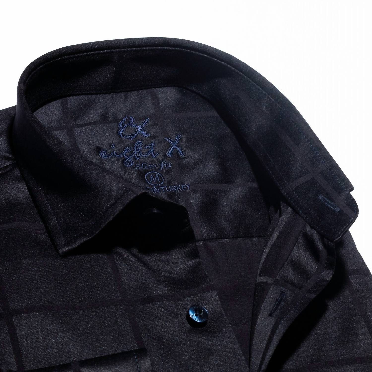 Eight X - Window Pane Jacquard Shirt