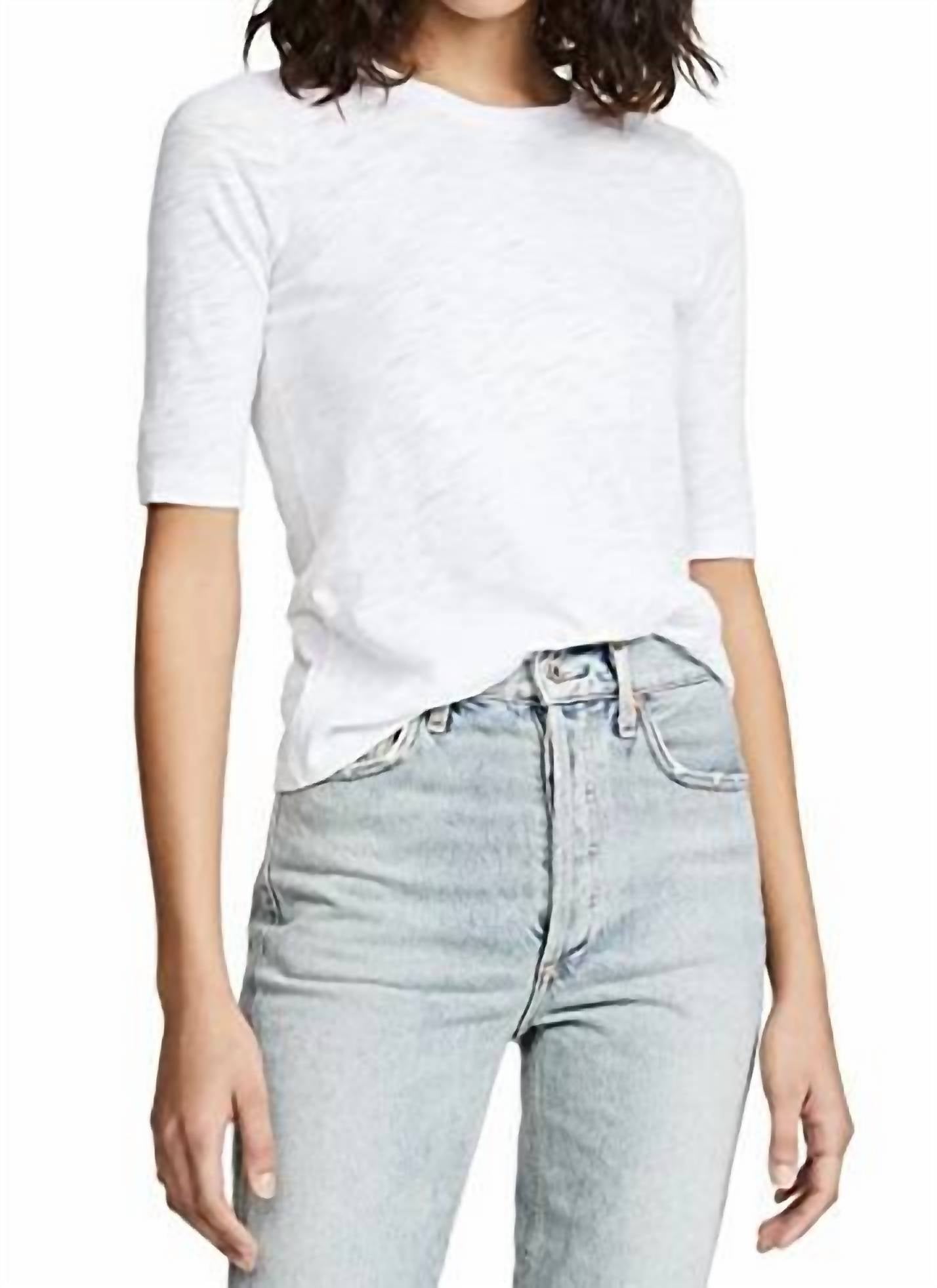 Goldie - Crew Neck Elbow Sleeve Tee