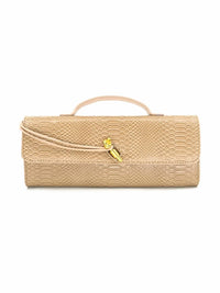 Bc Handbags - Snakeskin Clutch Pochette Mini Clutch