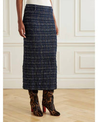Missoni - Sequin Embellished Metallic Tweed Midi Skirt