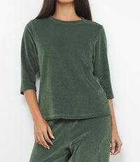 Lamade - Santa Monica Velour Mitered Back Tee