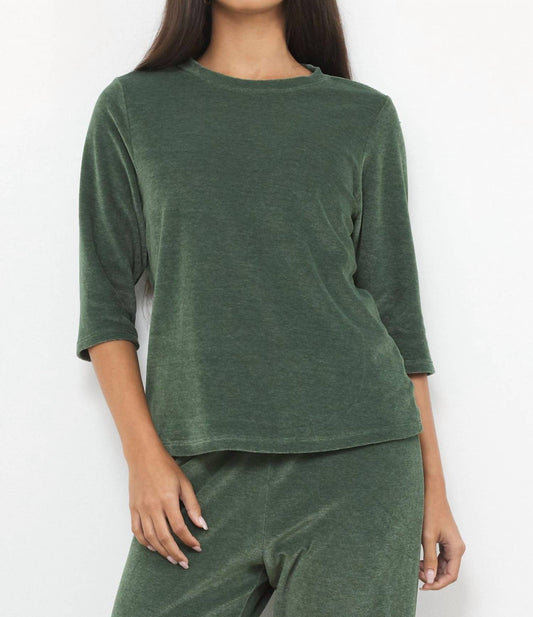 Lamade - Santa Monica Velour Mitered Back Tee