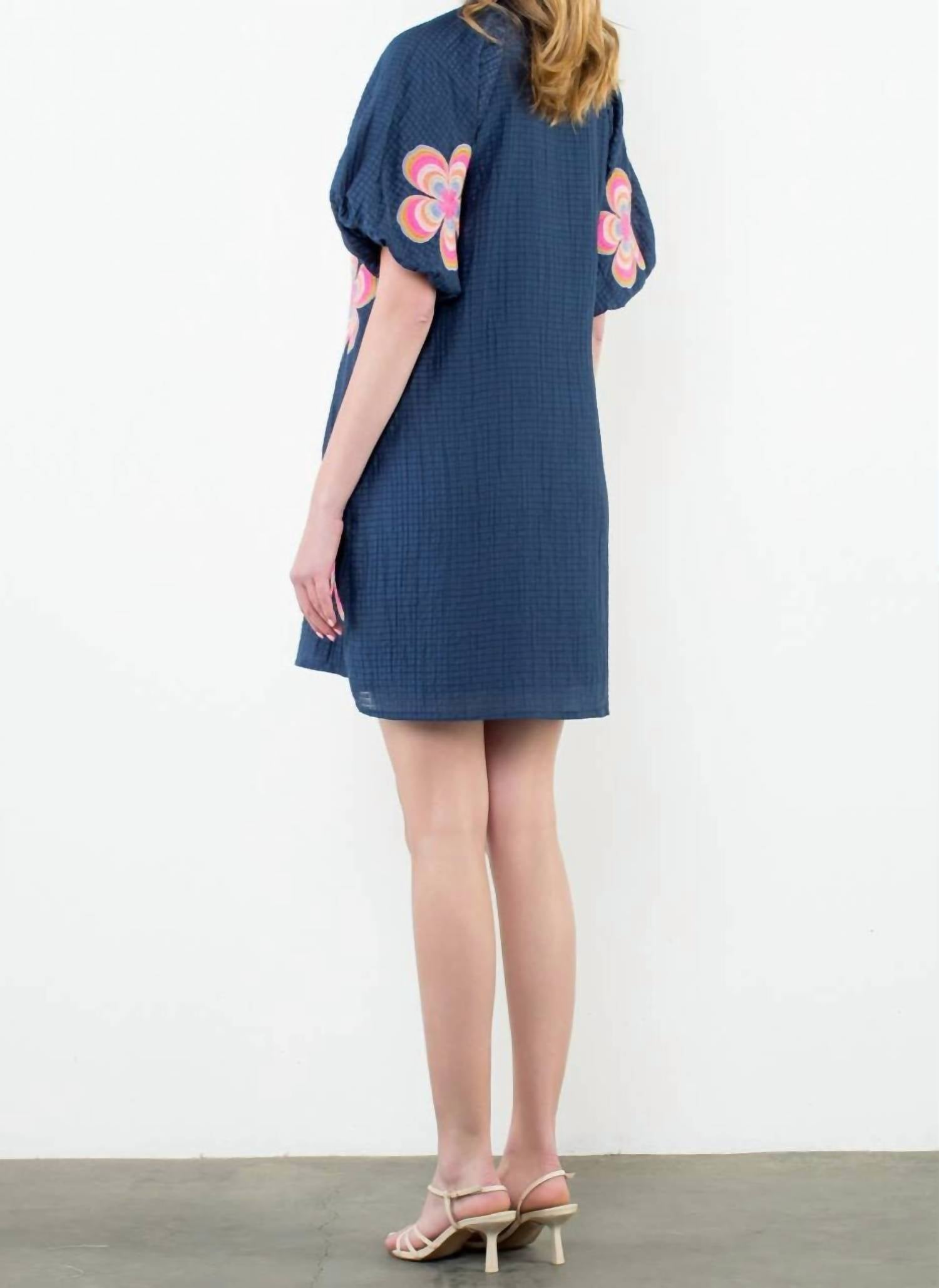 Thml - Sasha Flower Embroidered Dress