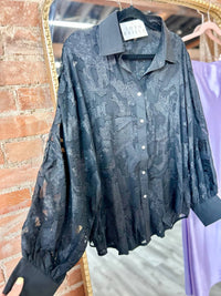 Glam - Sable Button Down Blouse