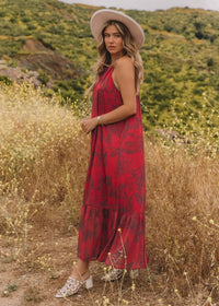 Lovestitch - Boho Halter Maxi Dress