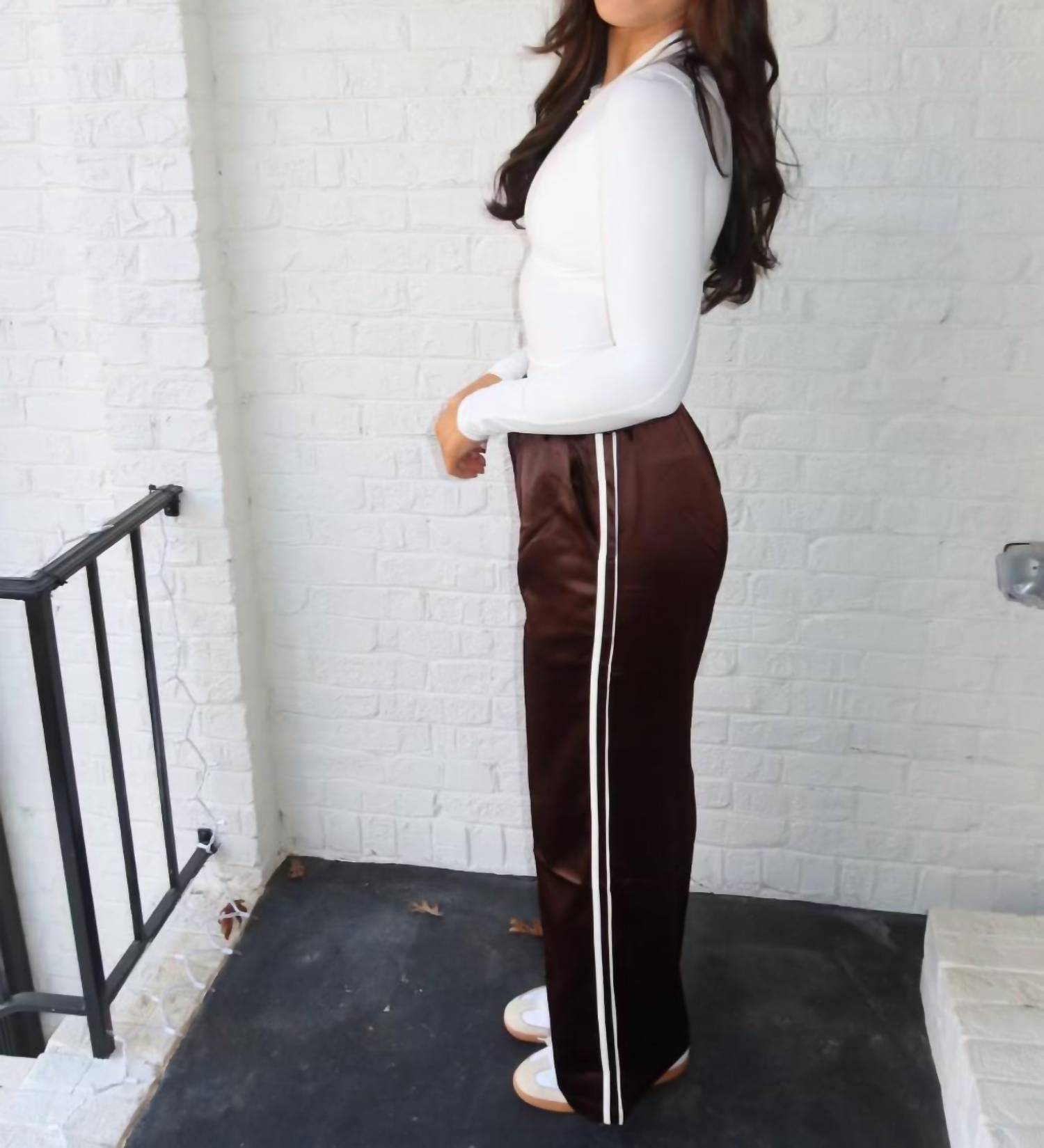 Act Pretty - Satin Track Pants