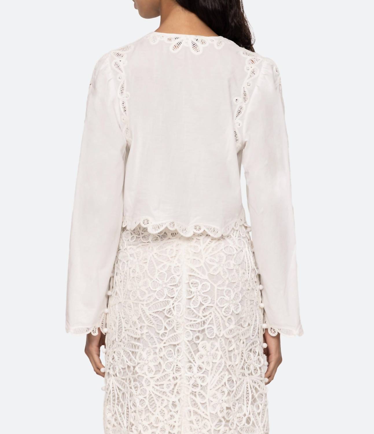 Sea - Elke Soutache Long Sleeve Blouse