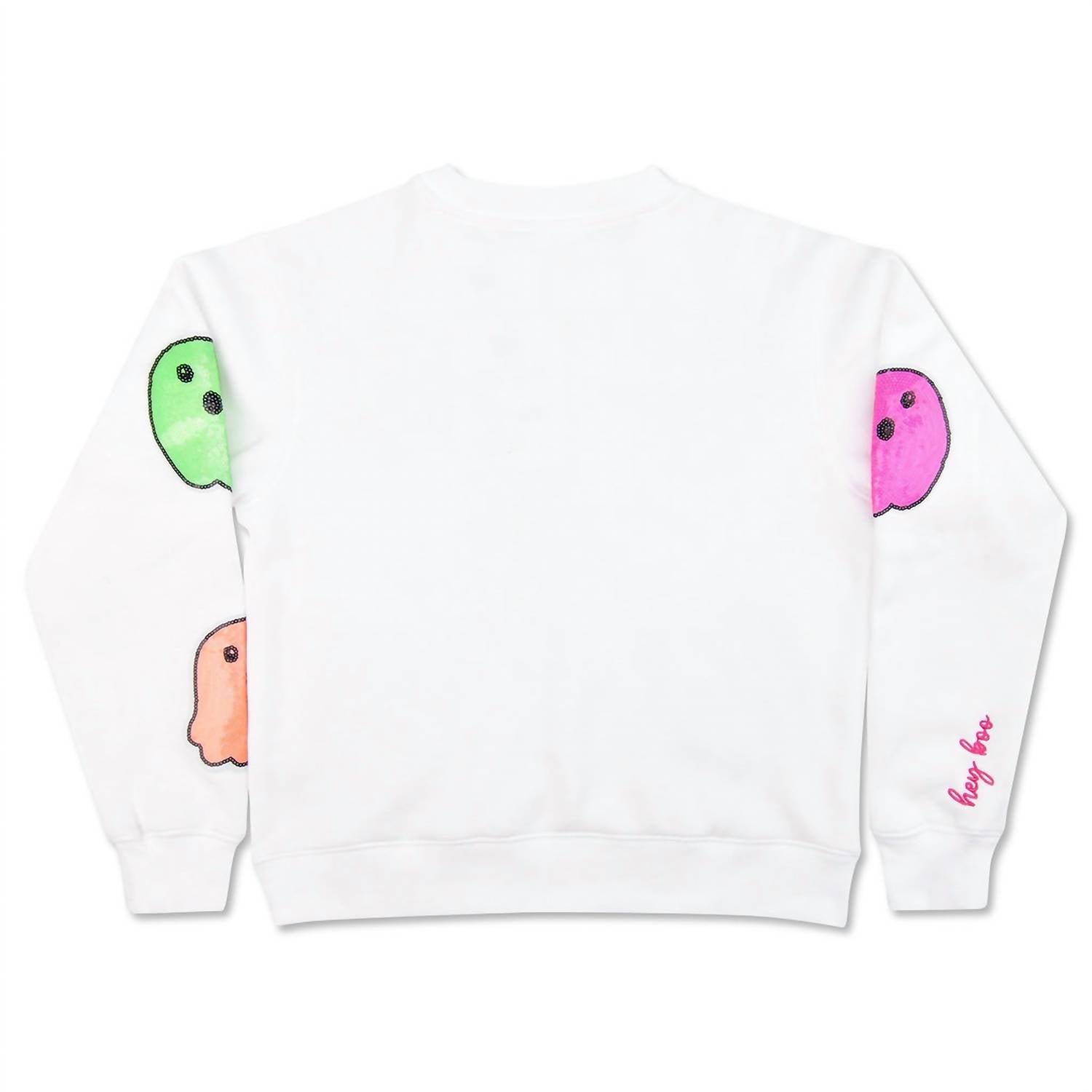 Iscream - Boy's Boo Crew Sequin Sweatshirt
