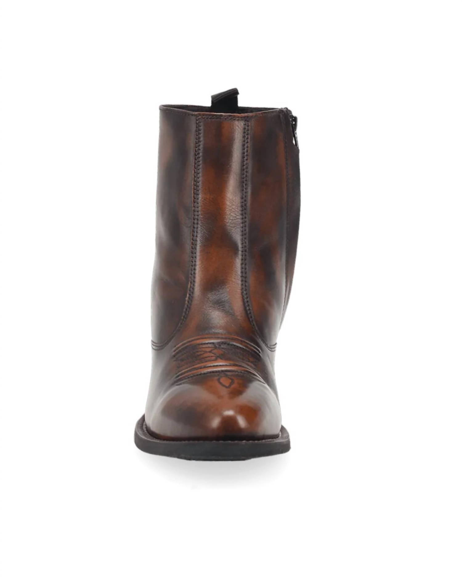 Laredo - Men's Fletcher Trucker 7" Zippered Boot With Cowboy Heel