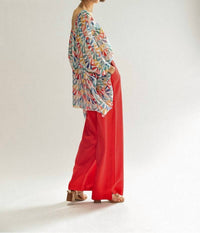Molly Bracken - Umbrella Print Wrap Tunic