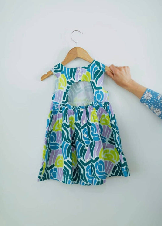 Briton Court - Girls Wavy Line Dress