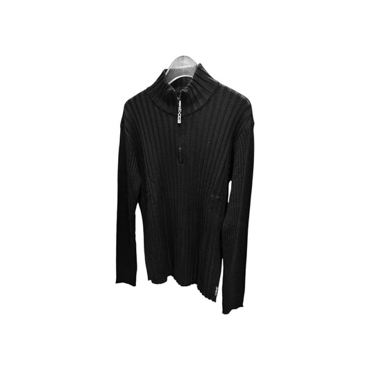 Armani - Women's Ribbed Knit Half-zip Sweater