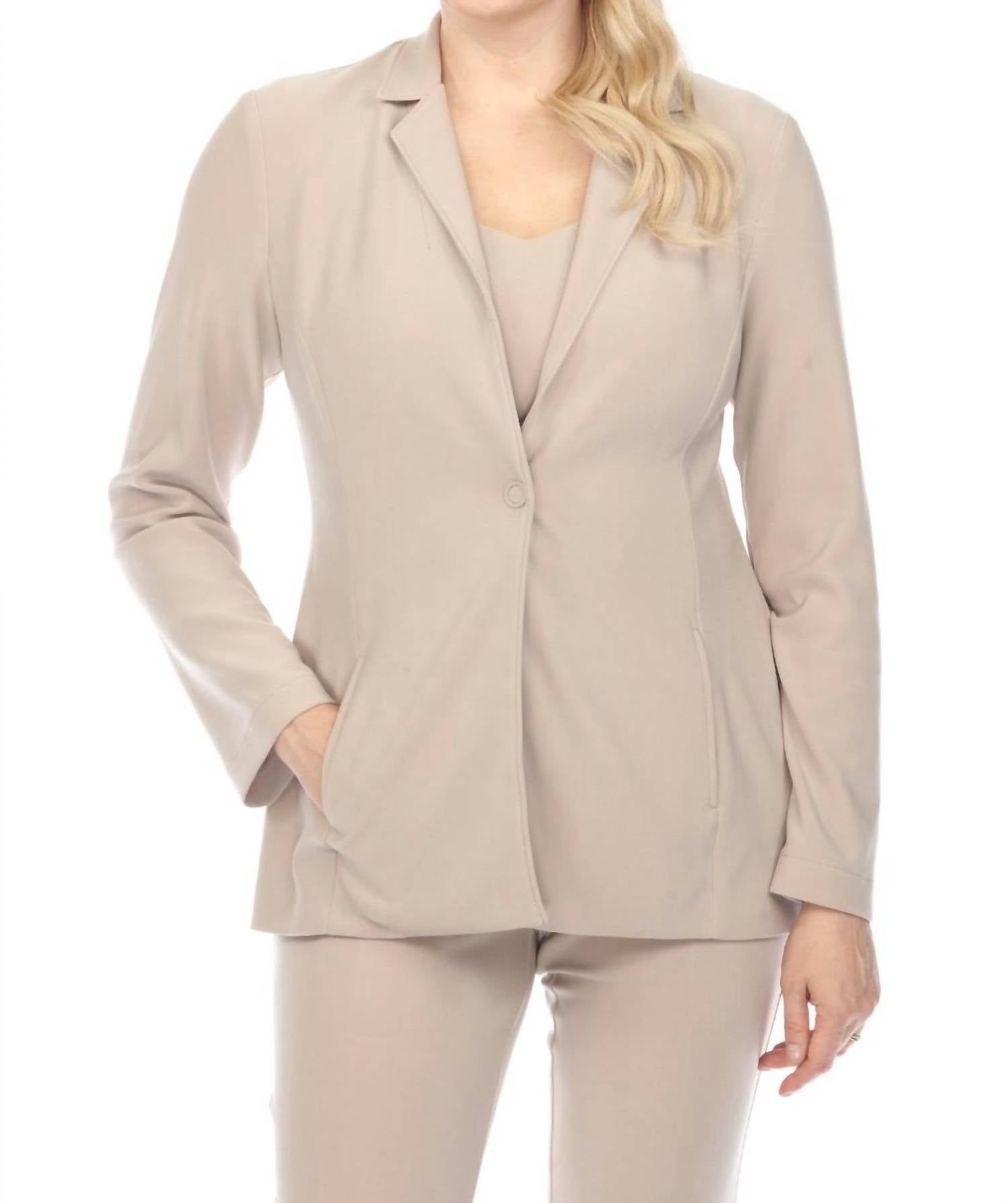 Joseph Ribkoff - Notch Collar Long Sleeve Blazer