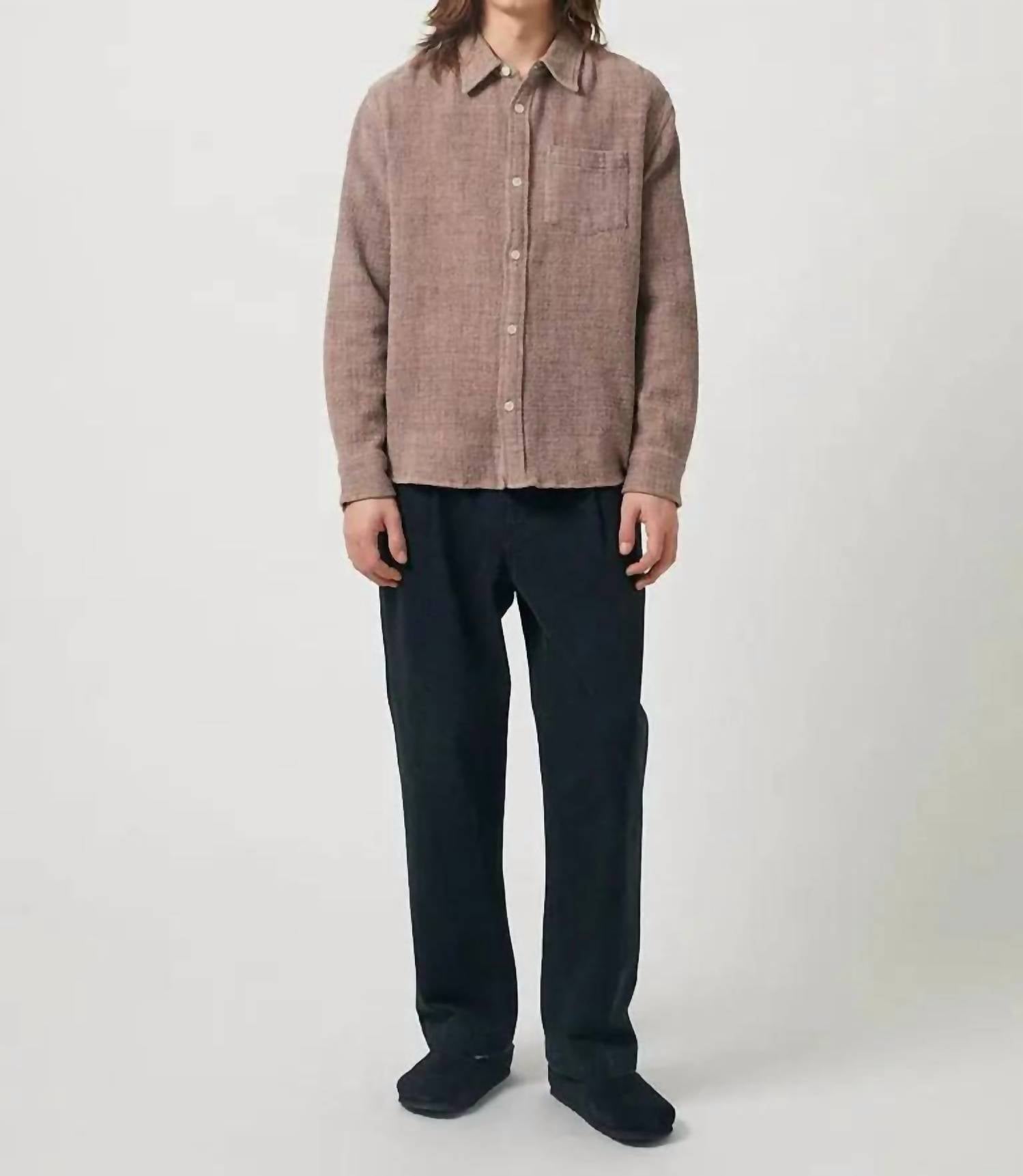 Corridor - Pigment Dyed Waffle Shirt Top