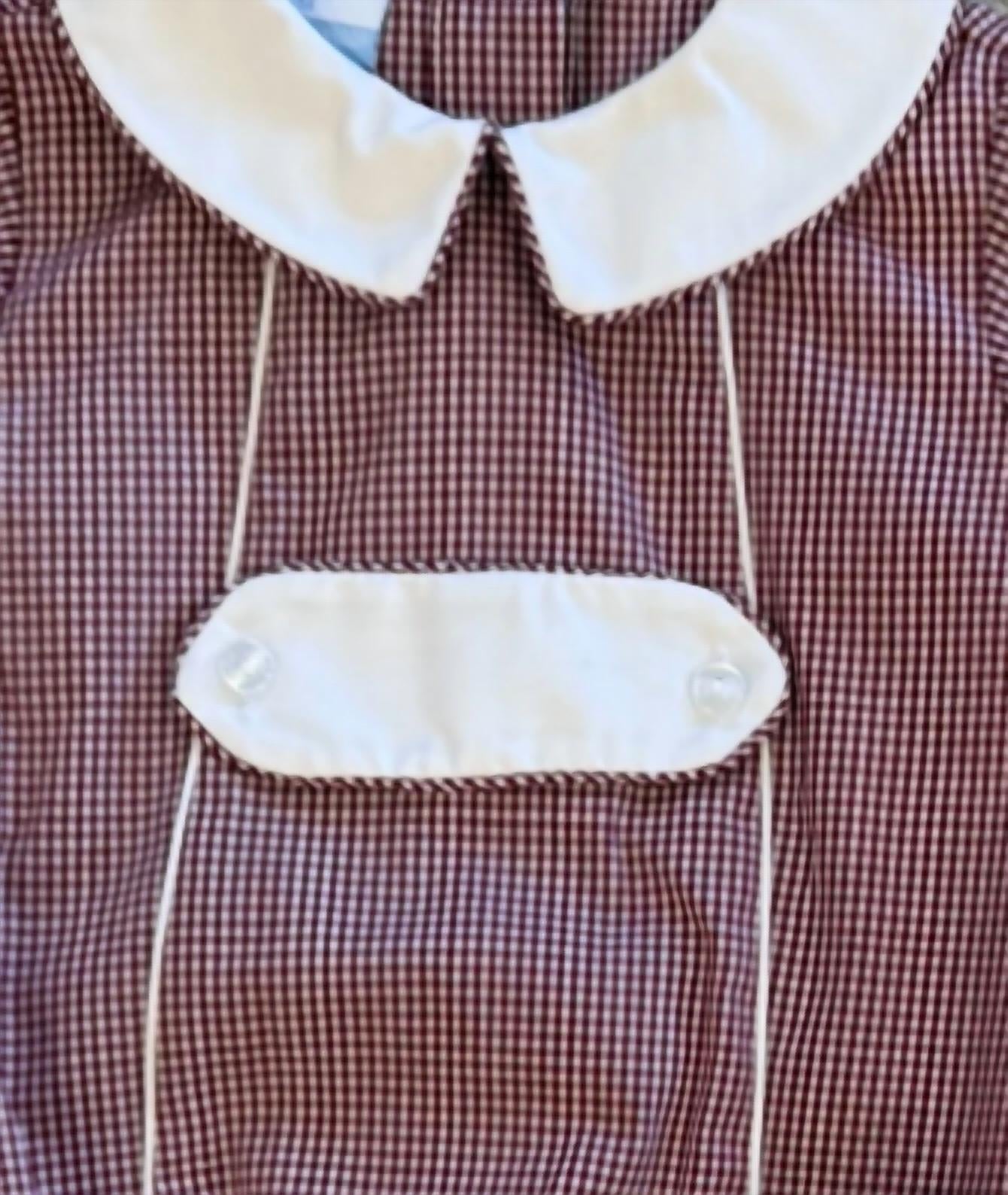 Petit Bebe - Boy's Tab Bubble Romper