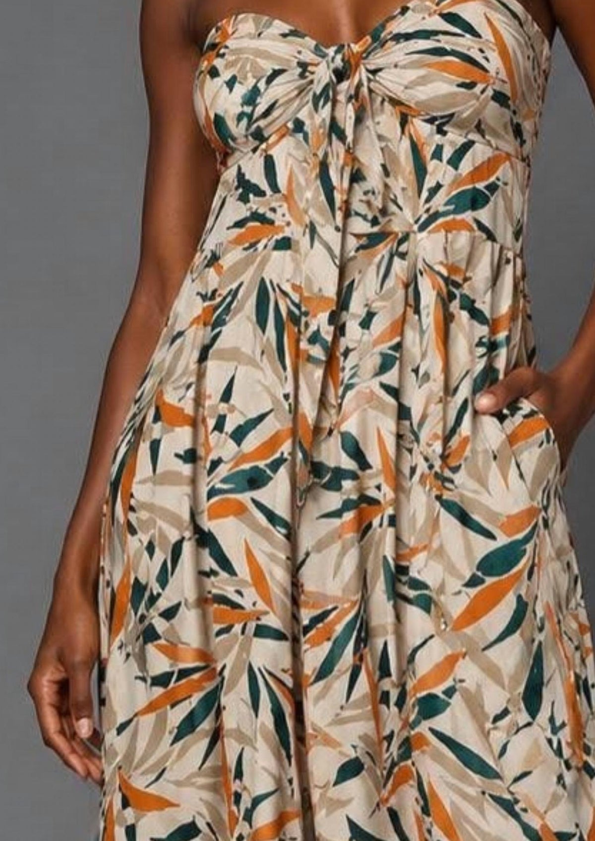 Aakaa - Cabo Tube Tie Jumpsuit