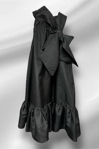 Aakaa - Sleeveless Tie Front Neck Mini Dress