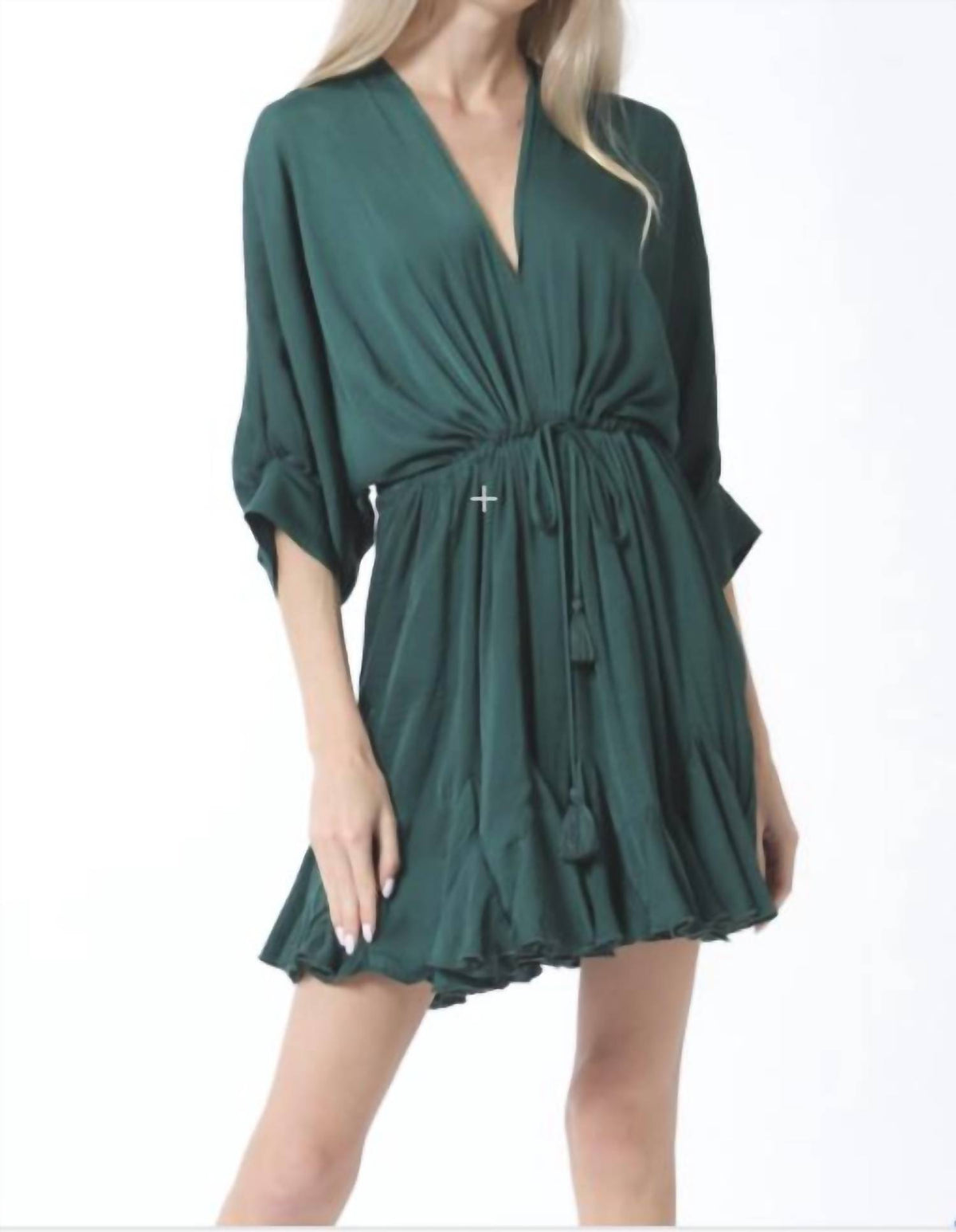 Aakaa - Tie Front Mini Dress