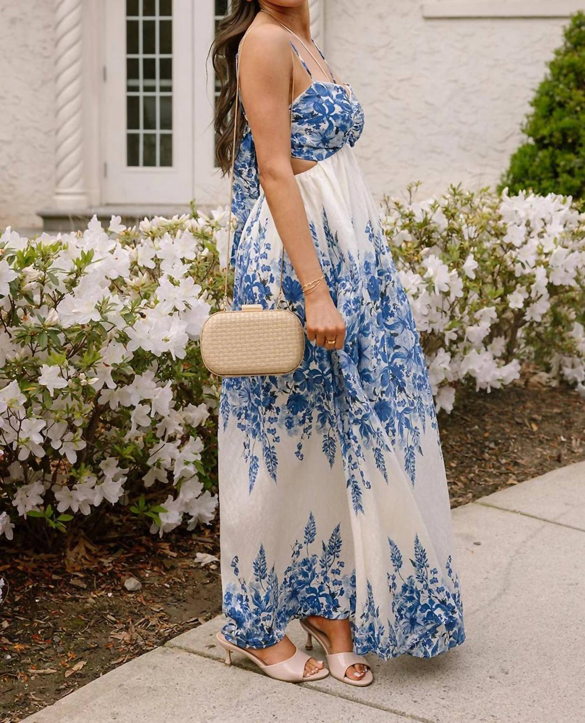 Aakaa - Willow Floral Midi Dress