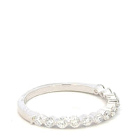 Aamiaa - 0.51 Carat Natural Diamond Bar & Prong Set Band Ring - diamond - directbrandpartner - jewelry