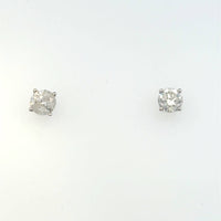 Aamiaa - 1.00 Carat Natural Diamond Round Brilliant Stud Earrings - directbrandpartner - earrings - jewelry