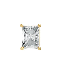 Aamiaa - Women's Radiant Shape 4 Prong Push Back Studs