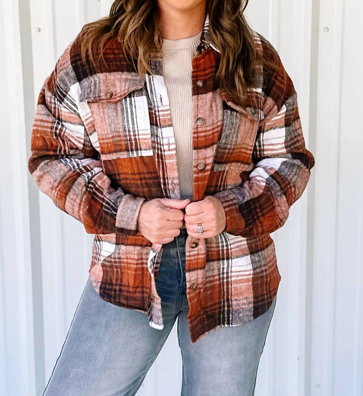 Aapparella - Plaid Shacket