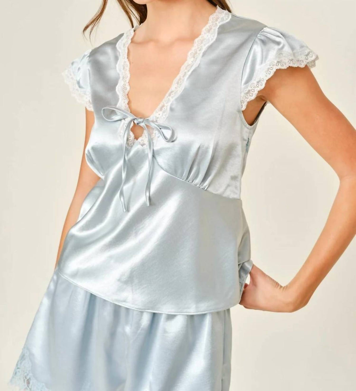 Aaron & Amber - Alex Cap Sleeve Top