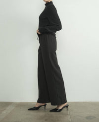 Aaron & Amber - BRUSHED LACE MOCK NECK TOP