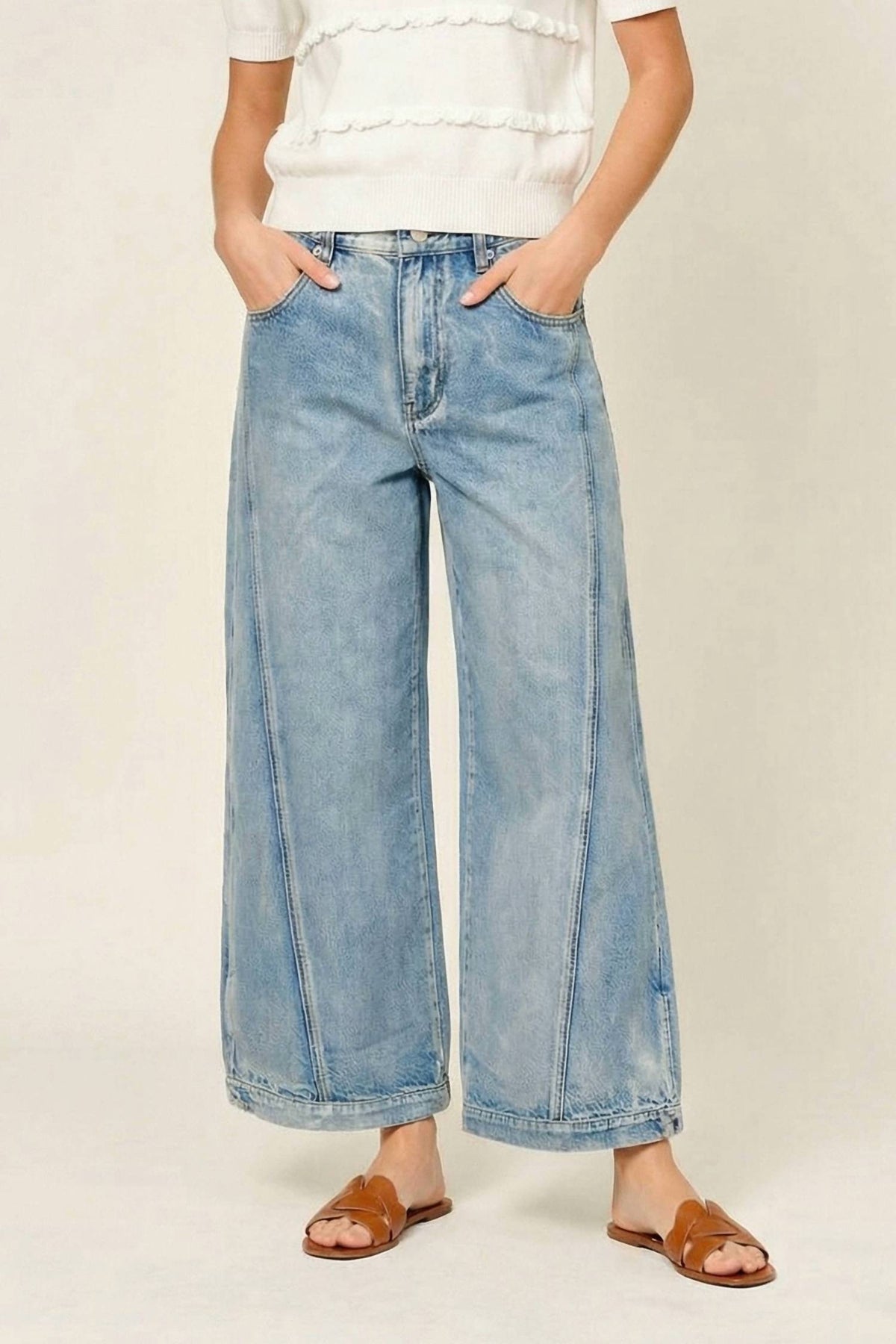 Aaron & Amber - Helen Wide Leg Jeans