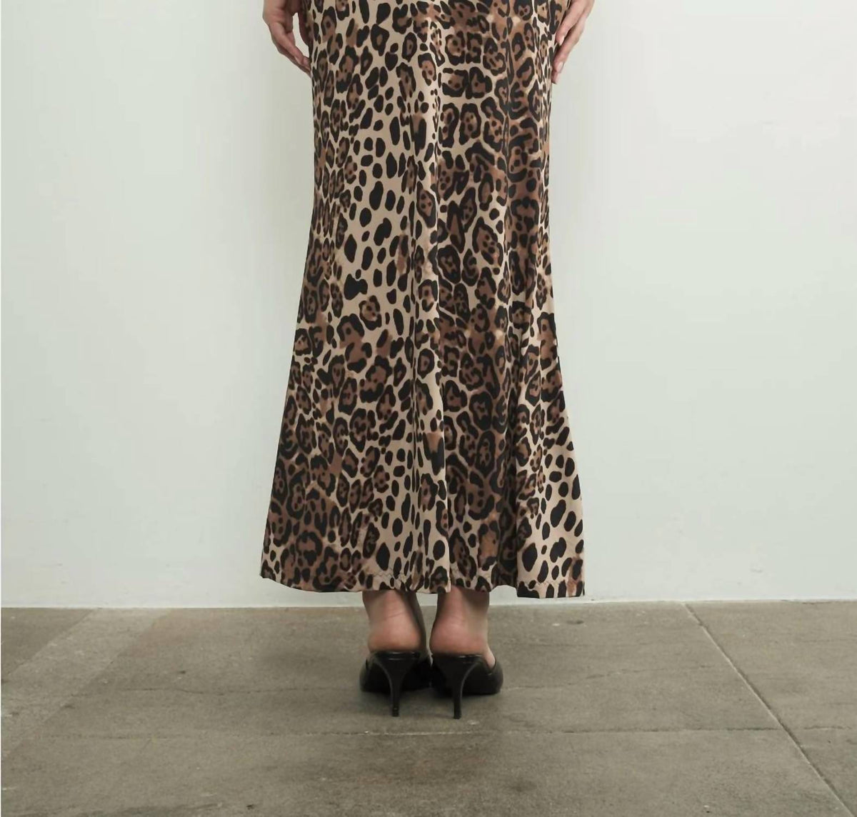 Aaron & Amber - Leopard Maxi Skirt