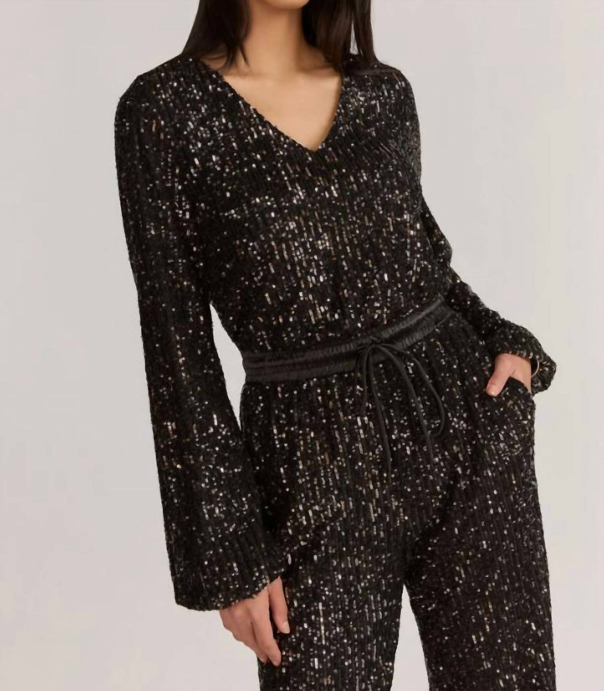 Aaron & Amber - Women's Sequin Jumpsuit
