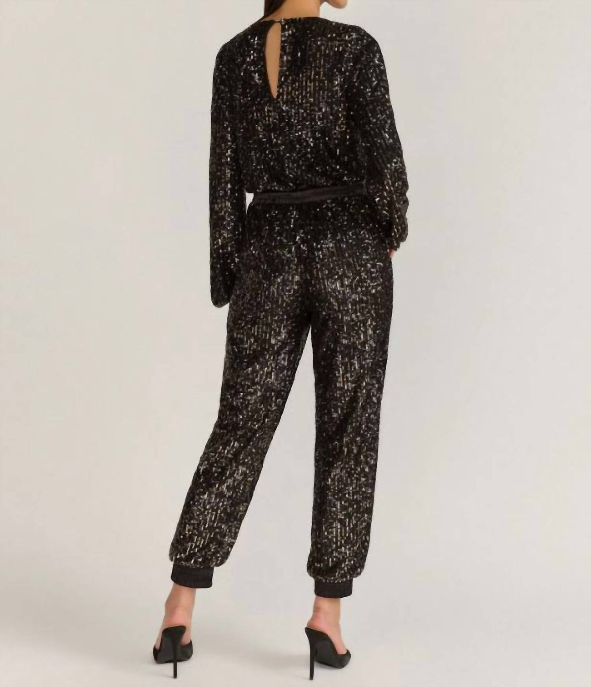 Aaron & Amber - Women's Sequin Jumpsuit