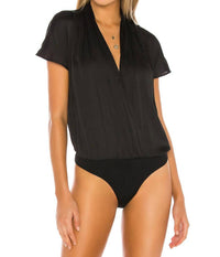 Paige - Dijon V-neck Bodysuit