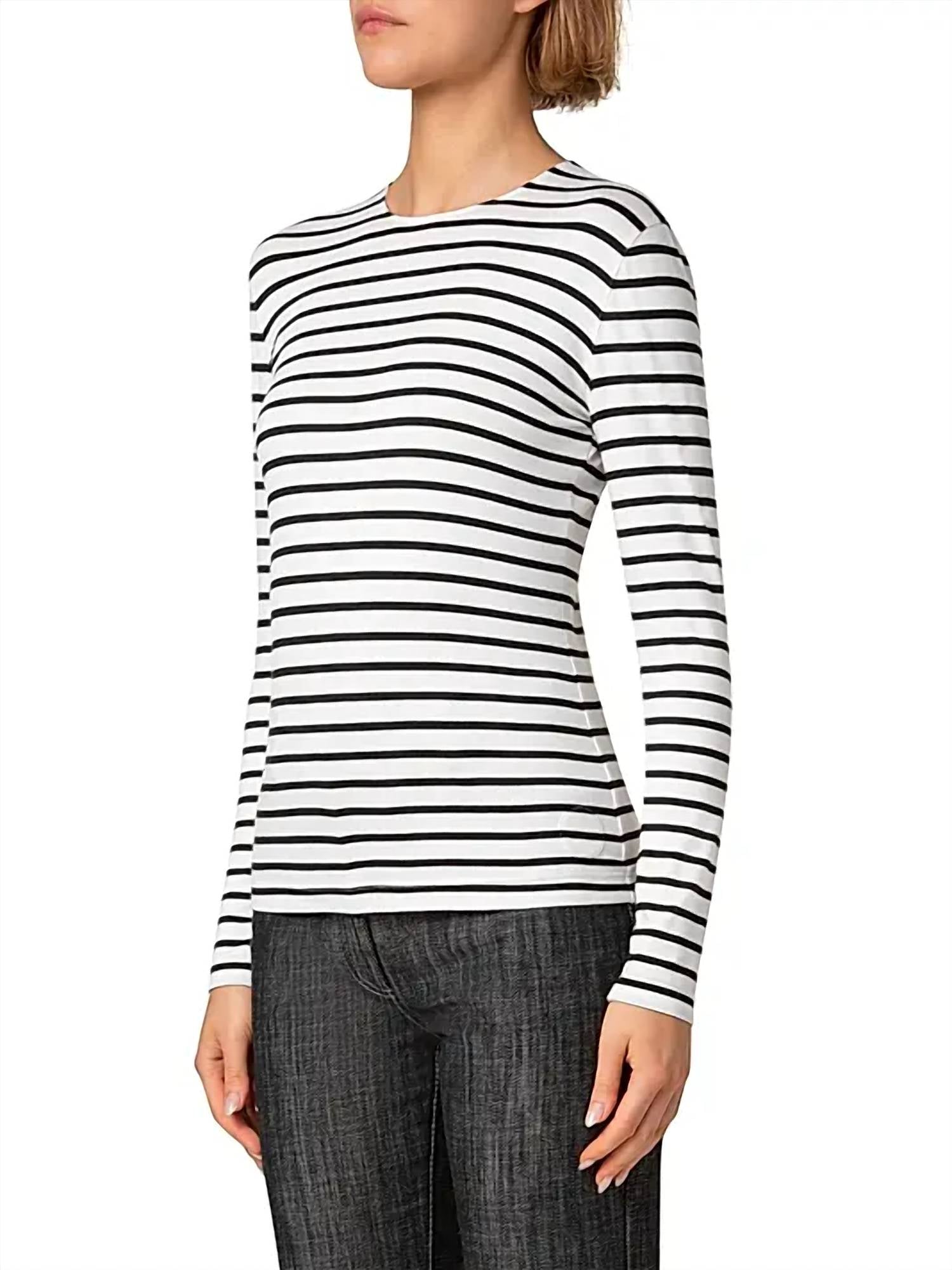 Akris Punto - Sailor Stripe Crewneck Top